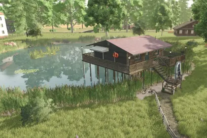 Atmosphärische Karte Weipersdorf 2x für Farming Simulator 25 — Bayerische Hügel und 9 Höfe — 7