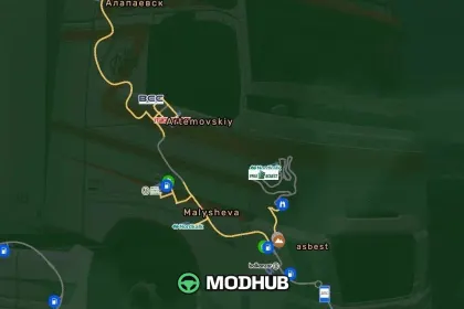 Map Ural – Sibir RC v1.3 for ETS2 — 2