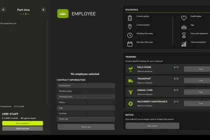 Скрипт Employees — система працівників для Farming Simulator 25 — 4