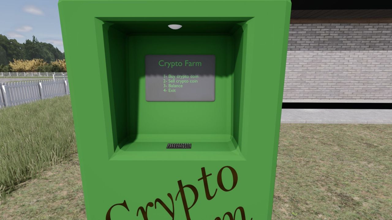 Мод Crypto Farm ATM для Farming Simulator 25