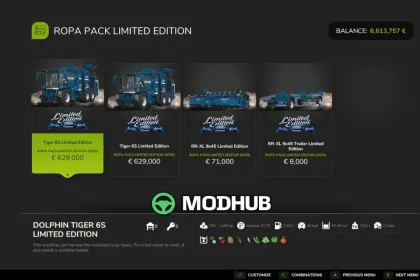 Комбайн Ropa Pack Limited Edition V1.0.0.3 для FS25 — 5
