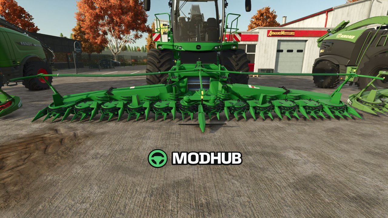 Cutting unit pack for forage harvesters V1.2 for FS25