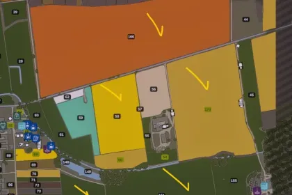 Gigantyczne Pola dla Szpakowo (Big Fields) — Efektywny Patch Mapy w Farming Simulator 25 — 2