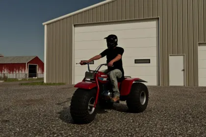 Трицикл Honda ATC 200 1982 для Farming Simulator 25