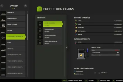 Стаціонарне виробництво біодизеля DF Industries для Farming Simulator 25 — 5