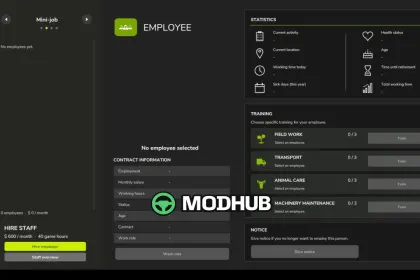 Скрипт Employees V1.2 для FS25 — 3