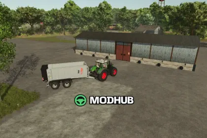 Сіносховище Hayloft Shelter V1.0 для FS25 — 3