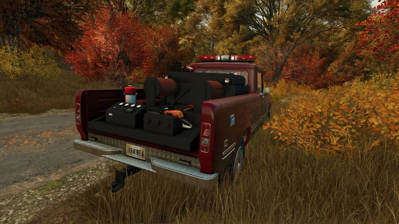 Потужний Пожежний International 200 Series Brush Truck для Екстрених Робіт у FS25