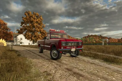 Потужний Пожежний International 200 Series Brush Truck для Екстрених Робіт у FS25 — 2