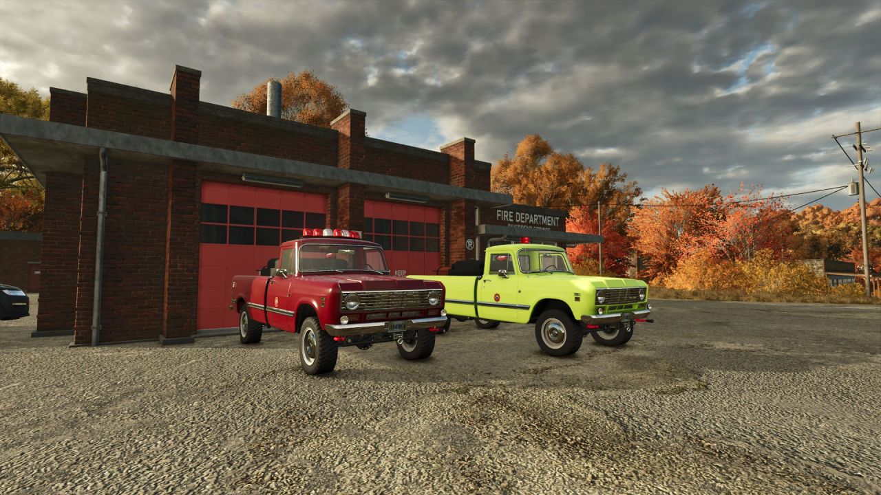 Потужний Пожежний International 200 Series Brush Truck для Екстрених Робіт у FS25 - Скріншоти