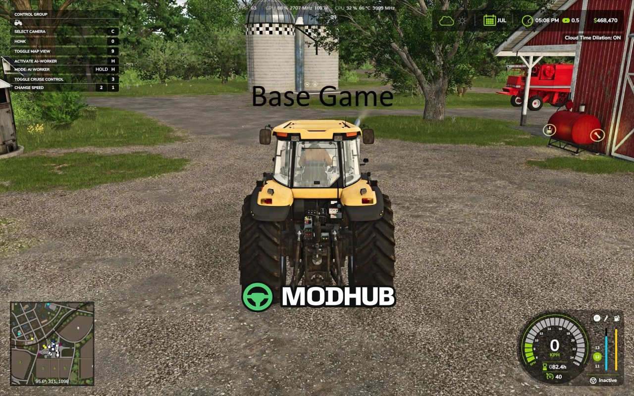 Скрипт Advanced ChaseCam v1.0 для FS25