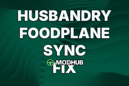 FoodPlane Fix – Видимий корм у корівнику v1.0 для FS25