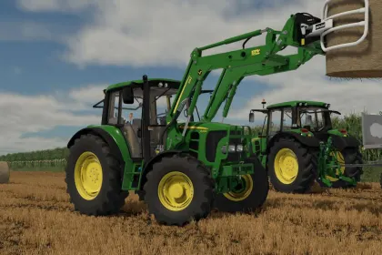 Легендарний Трактор John Deere 6030 Comfort 4 cyl (6130/6230/6330/6430) для Farming Simulator 25 — 3