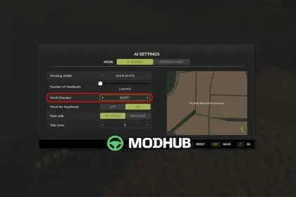 GPS Width Extension v1.0 для FS25 — 3