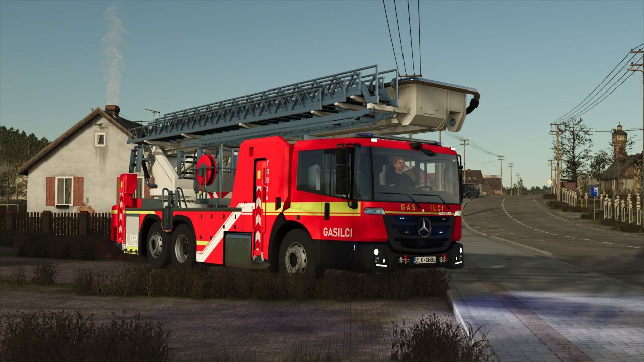 Вантажівка Mercedes Benz Econic WISS TMB (FW Slowenien) для Farming Simulator 25