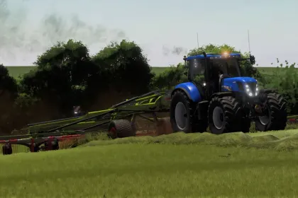 Leistungsstarker Traktor New Holland T7 2011 Edit mit Weißem Licht und Tönung für FS25 — 5