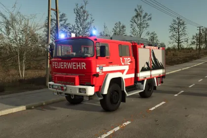 Автомобіль Magirus-Deutz LF8 (FW Oberberg) для Farming Simulator 25