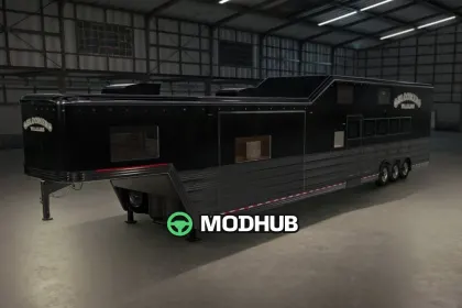 Причіп Bloomer 5-Horse Gooseneck 2025 для FS25