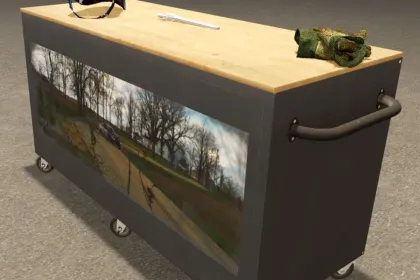 Wygodna Skrzynka Narzędziowa Husky Toolbox do Bezpłatnej Naprawy Maszyn w FS25