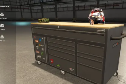 Convenient Husky Toolbox for Free Equipment Repair in FS25 — 3