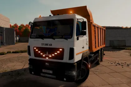 Вантажівка MAZ 6501 для Farming Simulator 22