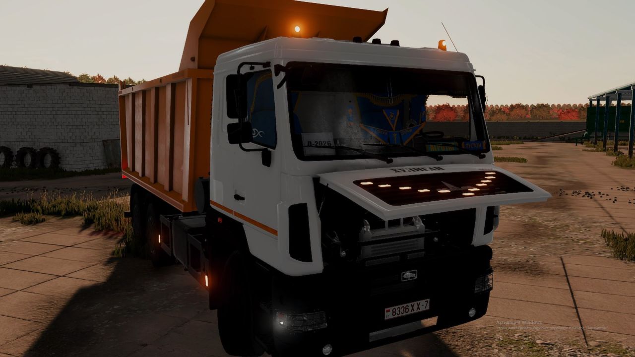 Вантажівка MAZ 6501 для Farming Simulator 22