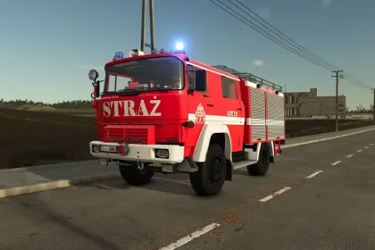 Пожежна машина Magirus-Deutz LF8 (FW Polen) для Farming Simulator 25