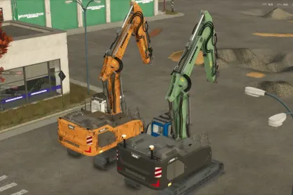 Bagger Liebherr R926 für Farming Simulator 25 — 2