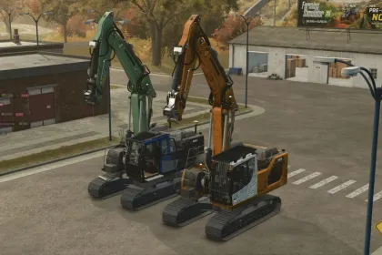 Bagger Liebherr R926 für Farming Simulator 25 — 3