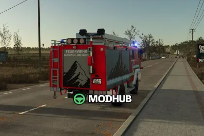 Пожежна машина Magirus-Deutz LF8 (FW Oberberg) для FS25 — 2