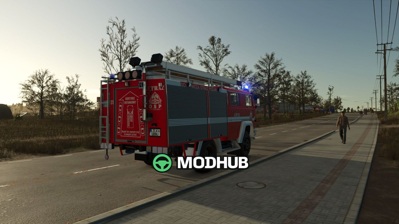 Пожежна машина Magirus-Deutz LF8 (FW Polen) для FS25