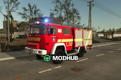 Пожежна машина Magirus-Deutz LF8 (LK Wetterstein) для FS25