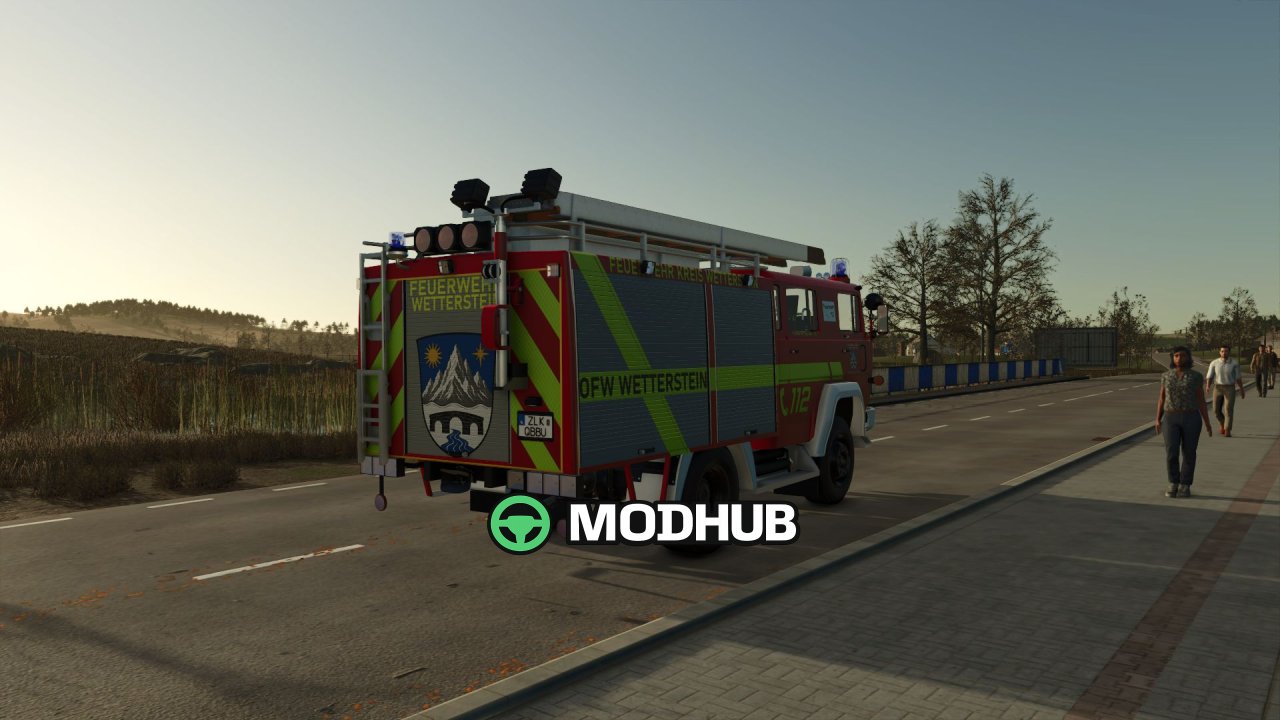 Пожежна машина Magirus-Deutz LF8 (LK Wetterstein) для FS25