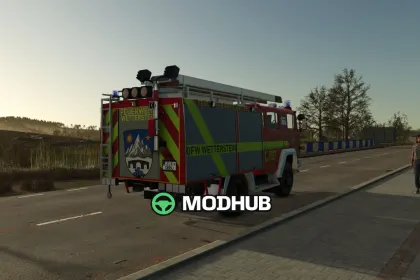 Пожежна машина Magirus-Deutz LF8 (LK Wetterstein) для FS25 — 2