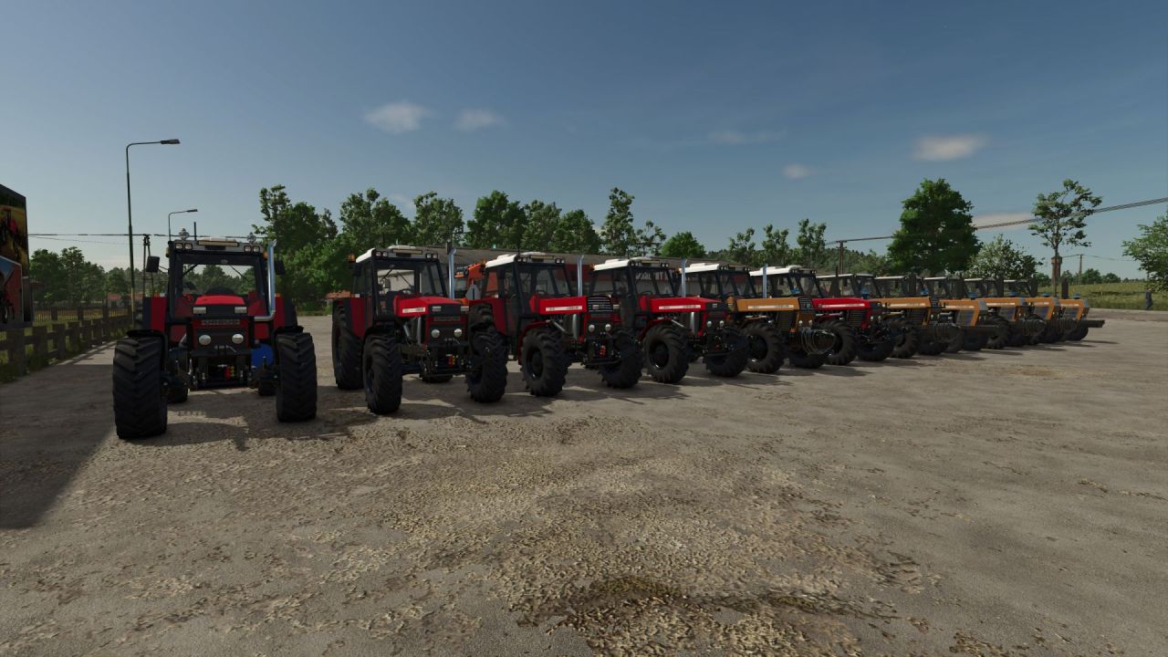 Трактор Ursus 6 Pack Edit для Farming Simulator 25