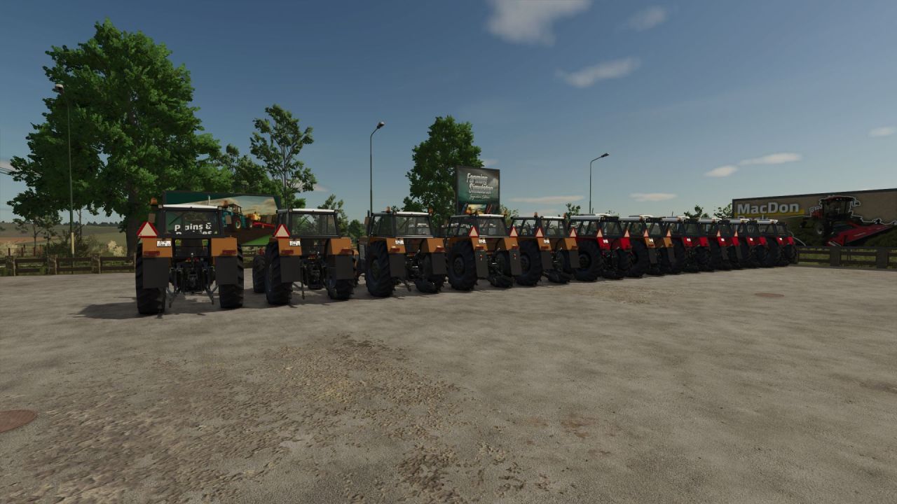 Трактор Ursus 6 Pack Edit для Farming Simulator 25