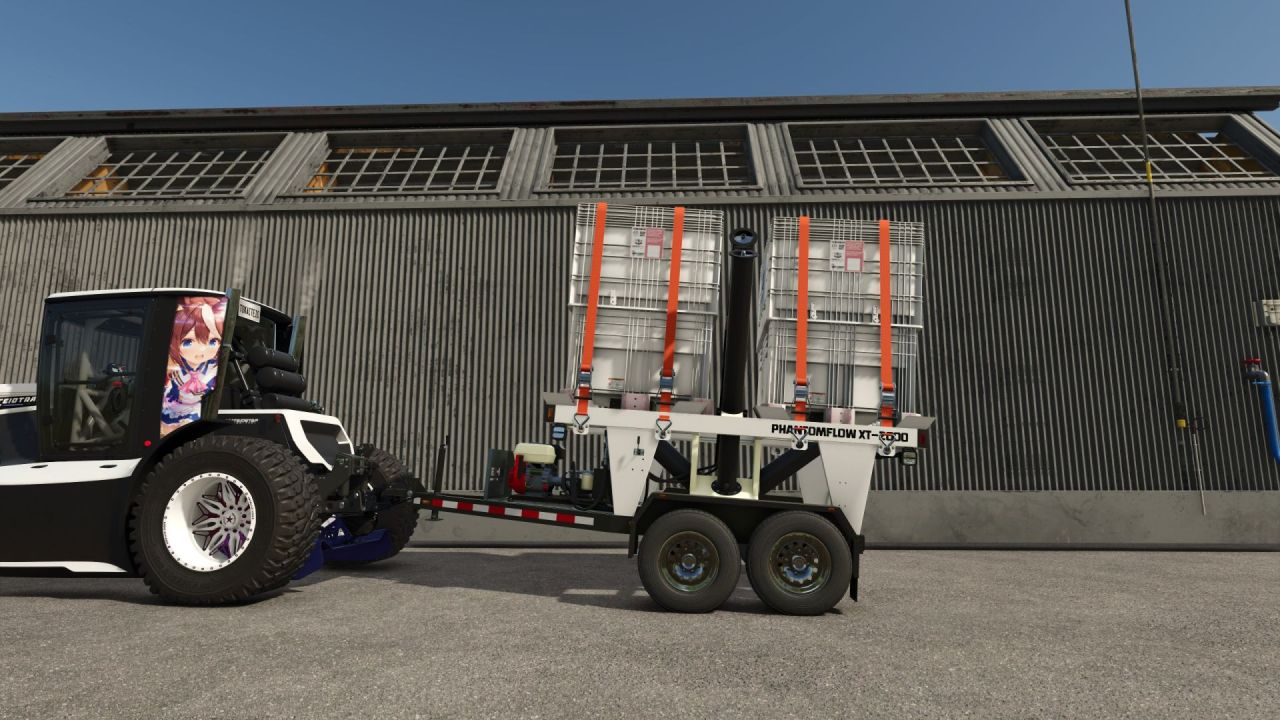 Причіп-розкидач PhantomFlow XT-2000 для Farming Simulator 25