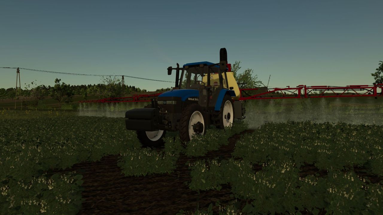 Трактор New Holland 8x60/TM/M Series для Farming Simulator 25