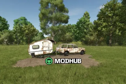 Автомобіль Wartburg 353 Tourist з причепом для FS25 — 3