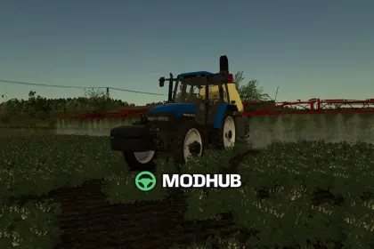 Трактор New Holland 8×60/TM/M Series V1.0 для FS25 — 3