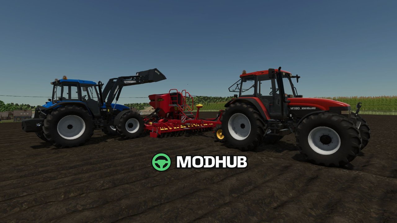 Трактор New Holland 8×60/TM/M Series V1.0 для FS25