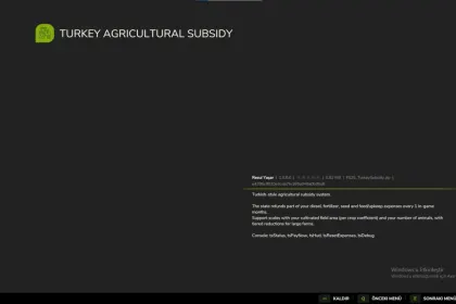 Скрипт Турецька аграрна субсидія для Farming Simulator 25 — 3