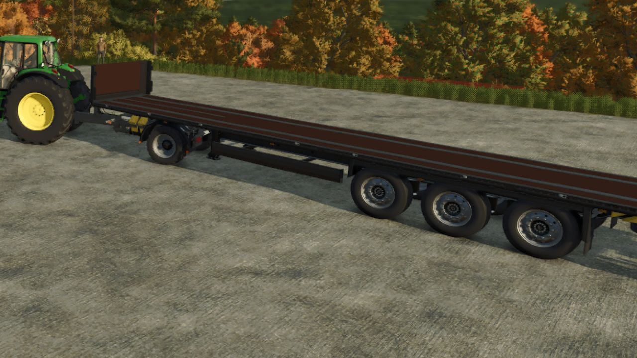 Причіп Krone Profi Liner Flatbed для Farming Simulator 25