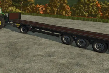 Причіп Krone Profi Liner Flatbed для Farming Simulator 25 — 2