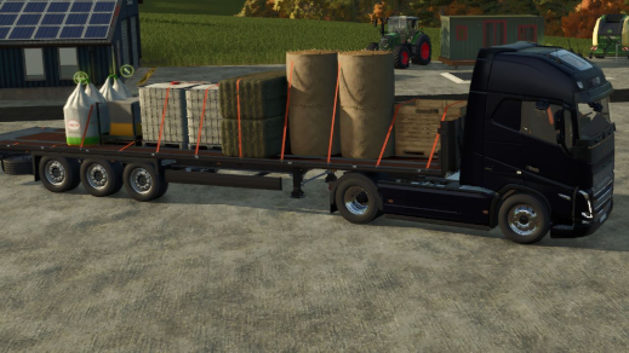 Причіп Krone Profi Liner Flatbed для Farming Simulator 25