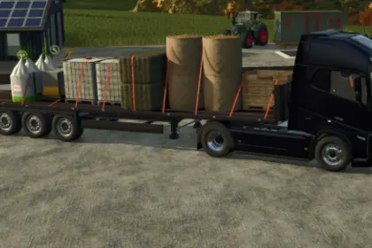 Причіп Krone Profi Liner Flatbed для Farming Simulator 25 — 4