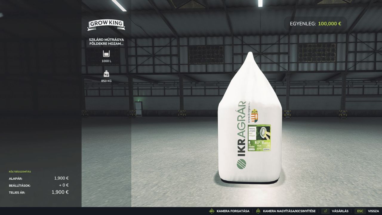 Мішки для добрив IKR Agrar BigBags для Farming Simulator 25