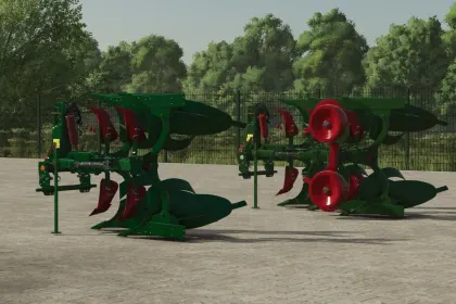 Ефективний Пак плугів Regent Saturn 2/3 для Farming Simulator 25