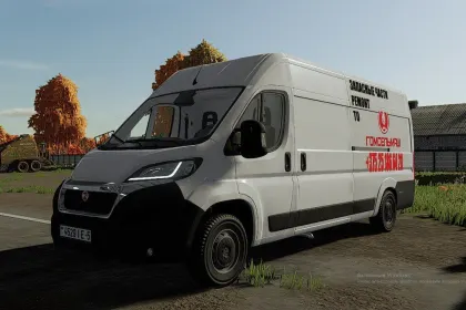 Автомобіль Fiat Ducato Dealer Van для Farming Simulator 22