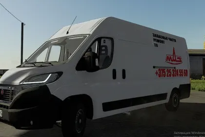 Автомобіль Fiat Ducato Dealer Van для Farming Simulator 22 — 2